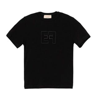 Elisabetta Franchi T-shirt in jersey a maniche corte con logo EFTS246.0