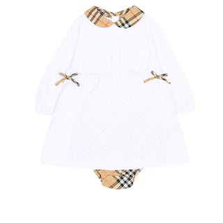 Burberry Vestina con Culotte 81174931 Applicazioni Check