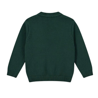 Dottor Kids Maglia Cardigan in misto lana da neonato DK14