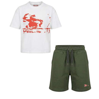 Cesare Paciotti Completo Con T-shirt E Bermuda Per Bambino COMP6110BJ-V2