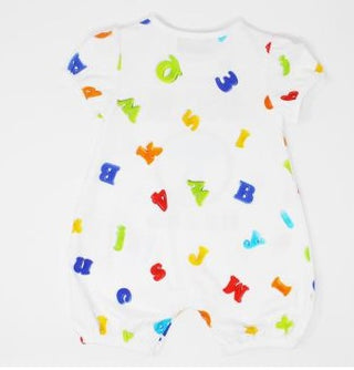 Moschino Strampler MIT FARBIGEN DRUCKEN MDT010 MIT CLIPS