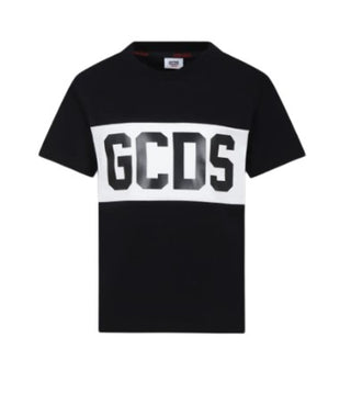 GCDS Crewneck T-shirt with contrasting logo DOM005