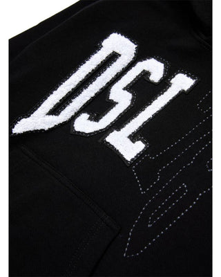 Diesel Felpa con cappuccio e logo frontale J02226-KYAZM