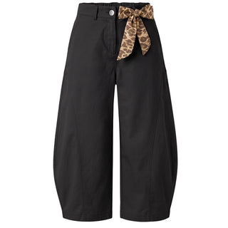 Disclaimer Pantaloni Balloon In Gabardine Con Foulard 26IDK59273N Per Bambina
