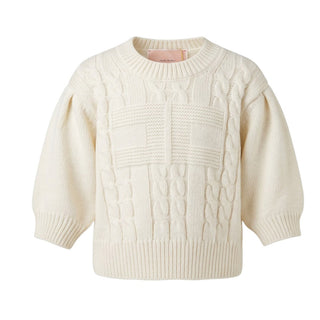 Elisabetta Franchi Cropped Crewneck Sweater EFMA140.C