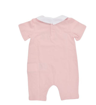 Moschino-Strampler mit MUY03Y-Schriftzug und Clips