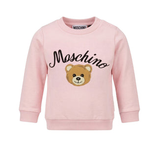 Moschino Sweatshirt mit Rundhalsausschnitt und Stickerei MNF04Q