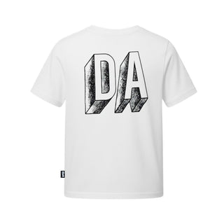 Daniele Alessandrini T-shirt Bianca In Jersey Con Logo Per Bambino 1236M00529B