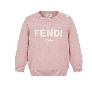 Fendi Maglia Rosa In Lana Per Neoanata BUG144-AOCH