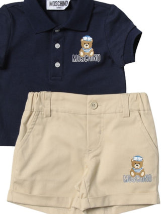 Moschino Neugeborenen-Baby-Outfit MUG00S