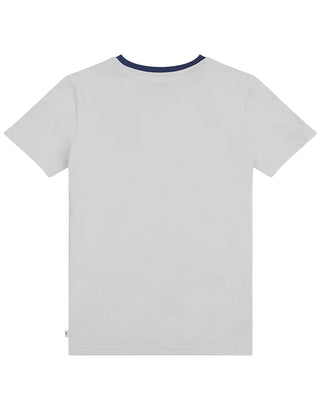 New Balance T-shirt grigia a maniche corte con stampa LAKB0018