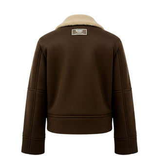 Paolo Pecora Cappotto Montone in eco-shearling da bambino PP3844