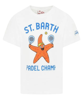 Mc2 Saint Barth T-Shirt Starfish Pop Champ TSH0001 00088H In Cotone Organico