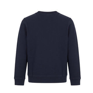 Stone Island Felpa Blu Navy In Cotone Con Compass L2S166100010/V0020 Per Bambino