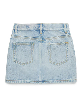 Diesel Gonna In Denim J00958-KXBL0 Con Strass