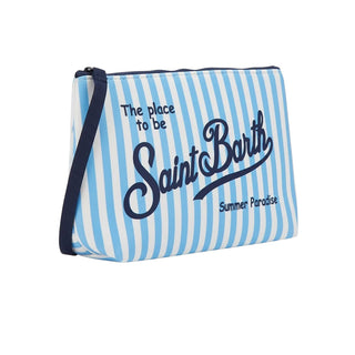 Mc2 Saint Barth Pochette Aline In Scuba A Righe Azzurre ALIN001/07711L