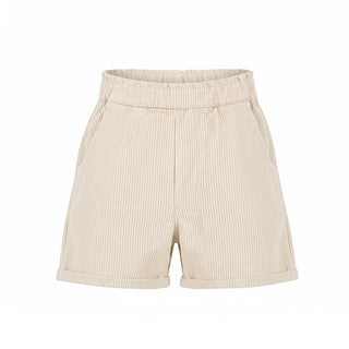 Coccodè Shorts Panna In Velluto A Coste C64317/644J Per Bambina
