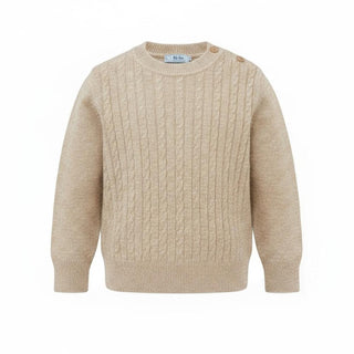 Dottor Kids Maglia girocollo in misto lana da neonato DK22