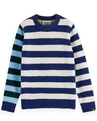 Scotch&Soda Maglia girocollo a righe 177816