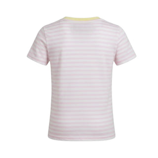 Mc2 Saint Barth T-shirt Elly A Righe Rosa ELLI006/03610L Per Bambina