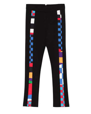 Emilio Pucci Pantaloni neri con bande laterali PV6A40-J0371