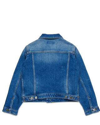 Dsquared2 Giubbino In Denim DQ2254 D0ABX Con Logo