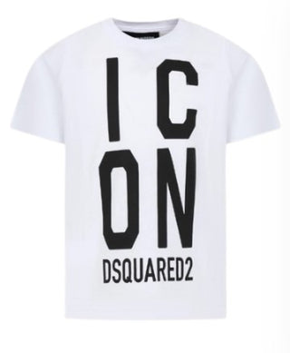 Dsquared2 T-shirt girocollo con logo stampato DQ2036-D00MV