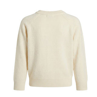 Balmain Maglia In Misto Lana Per Bambina BV9B00-Z2409