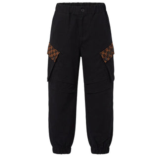 SPRAYGROUND Pantaloni Cargo Neri SPY1492BLK Per Bambino