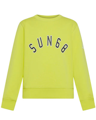 Sun68 Felpa girocollo con stampa F44320