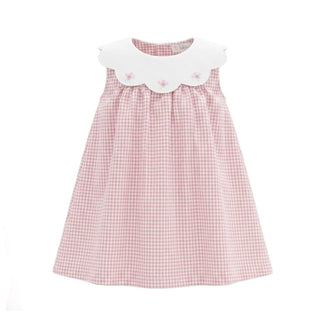 Lalalù Vestina Rosa Con Fantasia Vichy Per Neonata VTL0020R