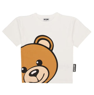 Moschino T-Shirt mit Rundhalsausschnitt und Symbol M9M02A