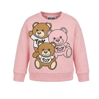 Moschino Crewneck Sweatshirt with Logo and Symbol MWF03Q