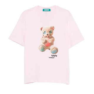 Barrow T-shirt in jersey con stampa Teddy F5BWUATH118
