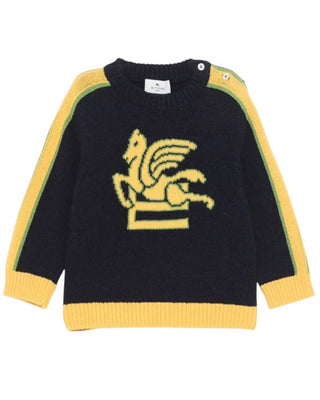 Etro Maglia girocollo con logo GV9010-Z2498