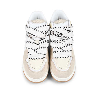 Barrow Sneakers Lacci Bicolore F4BQJUSN In Pelle Scamosciata