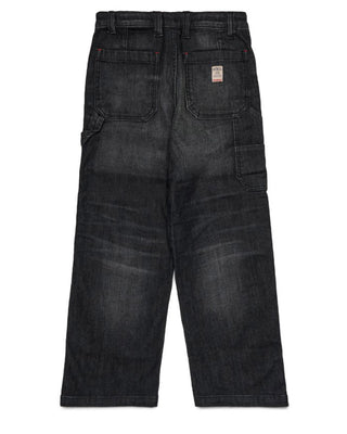 Diesel Jeans Relaxed Fit nero effetto vissuto J02361-KXBQQ