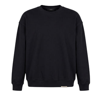 I'm Brian Felpa Girocollo Nera Oversize F3916 Per Uomo
