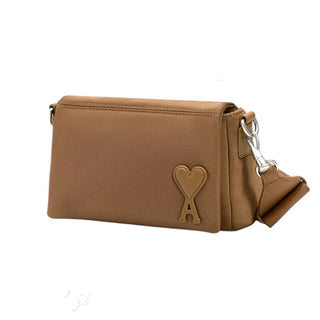 Amis Paris Borsa Porta Pranzo Marcel In Tela Di Nylon Nocciola ULL710.AW0001/216