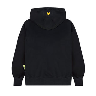 Barrow Felpa con cappuccio in cotone e stampa Bear F5BKJUHS231