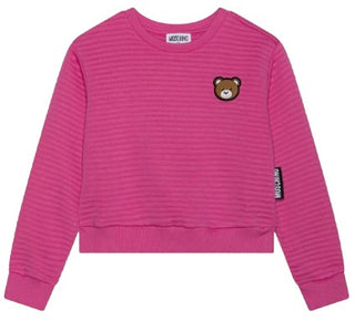 Moschino Sweatshirt mit Rundhalsausschnitt und Teddy HUF07J