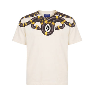 Marcelo Burlon T-shirt Avorio Con Stampa F6CMJBTH022-412 Per Bambini