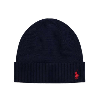 Polo Ralph Lauren Cappello Blu In Lana 323953204001 Per Bambino