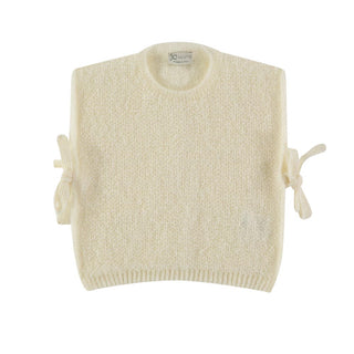 J.o Milano Gilet mohair da neonata 563M2