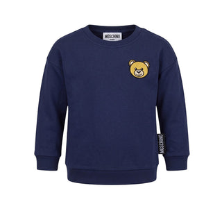 Moschino Crewneck Sweatshirt with Applied Symbol MTF03Q