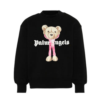 Palm Angels Felpa Girocollo PGBA013S26FLE00A/110 Con Teddy Da Bambina