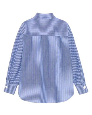 Elisabetta Franchi Camicia in popeline a righe EFCA243.0