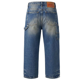 Patriot Jeans Loose In Denim Blu PK6F2WPBKC22 Per Bambino