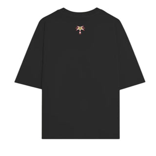 Barrow T-shirt Nera Con Stampa Frontale S6BWUATH019/110