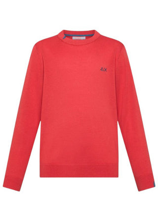 Sun68 Maglia Girocollo K35301 Con Logo